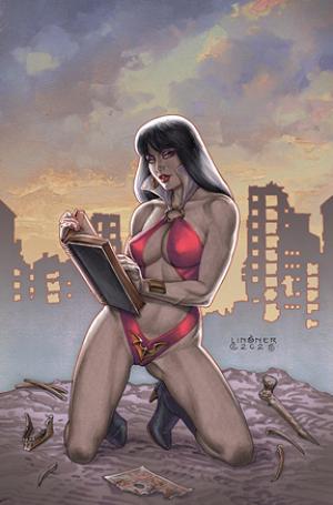 Vampirella Armageddon #5 CVR G CVR G INC 1:10 JOSEPH MICHAEL LINSNER VIRGIN cover