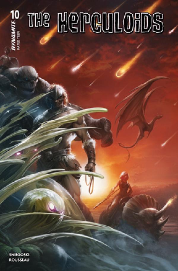Herculoids #10 cover by Francesco Mattina