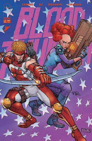 Blood & Thunder #7 CVR G CVR G EJ SU YOUNGBLOOD TEAM UP cover