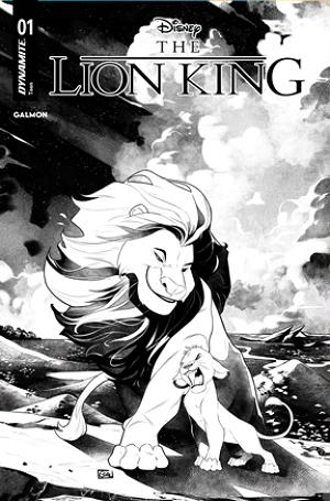 Lion King #1 CVR I CVR I INC 1:15 EDWIN GALMON LINE ART cover