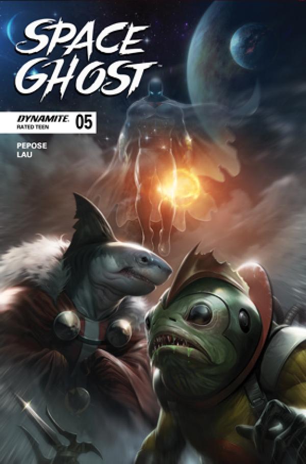 Space Ghost #5 cover by Francesco Mattina