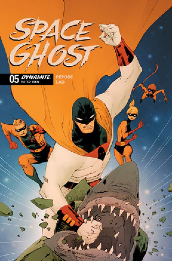 Space Ghost #5 variant cover by Jae Lee