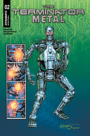 Terminator Metal #2 CVR B CVR B BOB LAYTON cover