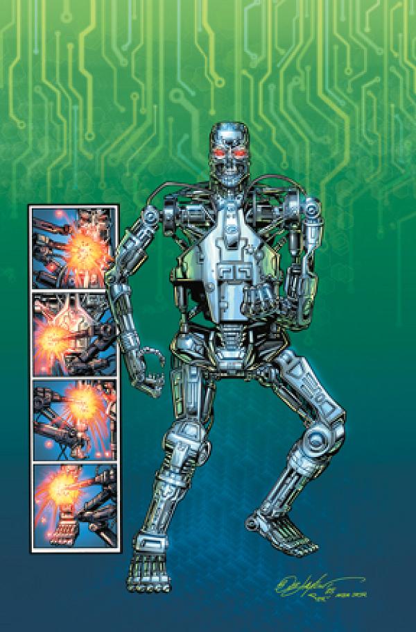 Terminator Metal #2 CVR H CVR H INC 1:20 BOB LAYTON VIRGIN cover