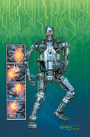 Terminator Metal #2 CVR H CVR H INC 1:20 BOB LAYTON VIRGIN cover