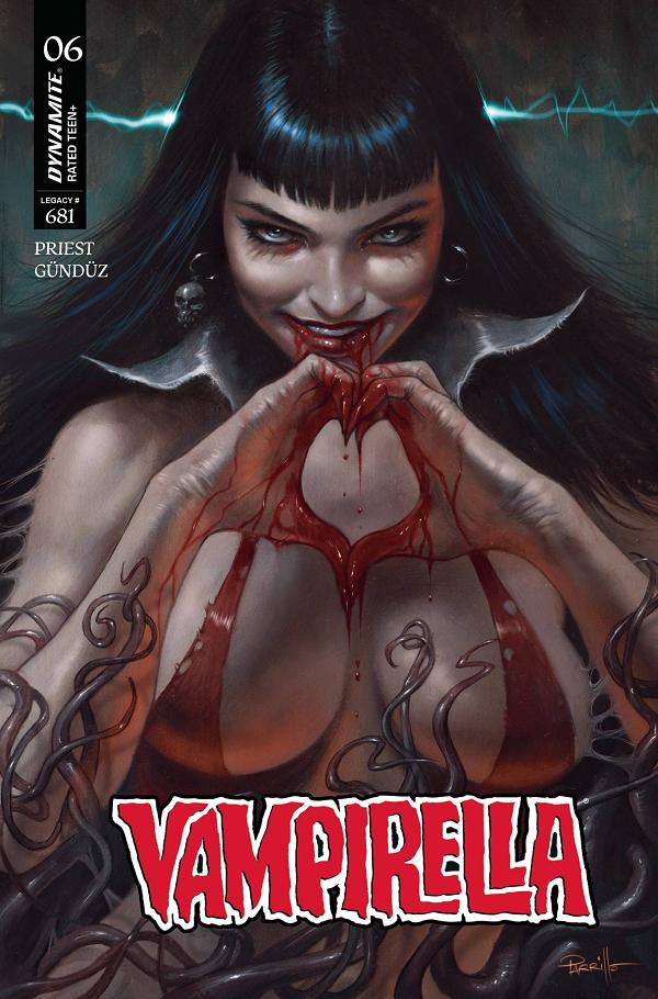 Vampirella (2025) #6 cover by Lucio Parrillo