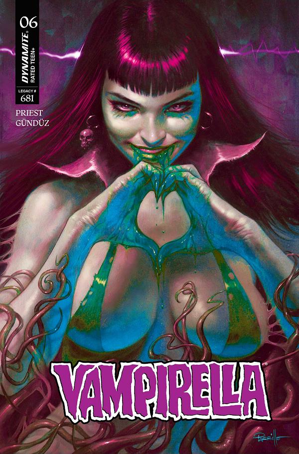 Vampirella (2025) #6 variant cover by Lucio Parrillo