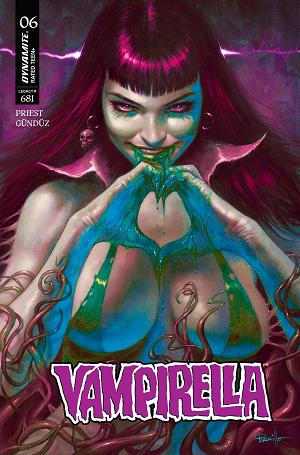 Vampirella (2025) #6 CVR O CVR O LUCIO PARRILLO ULTRAVIOLET VIRGIN FOC BONUS cover