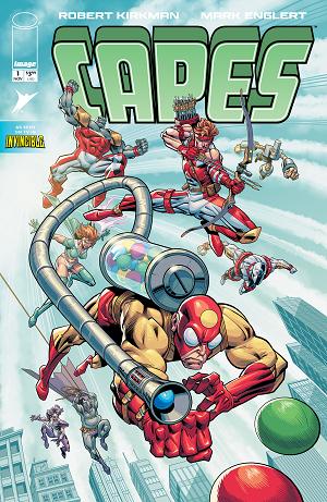 Invincible Universe Capes #1 CVR G CVR G MARK ENGLERT YOUNGBLOOD TEAM UP cover