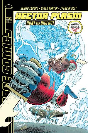 Hector Plasm Hunt The Bigfoot #2 CVR E (OF 3) CVR E DEREK HUNTER YOUNGBLOOD TEAM UP cover