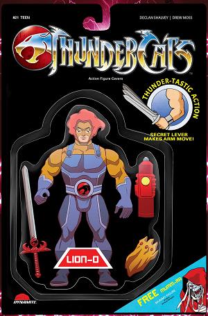Thundercats #21 CVR F CVR F DREW MOSS ACTION FIGURE cover