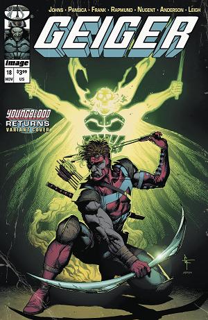 Geiger #18 CVR D CVR D GARY FRANK YOUNGBLOOD TEAM UP cover