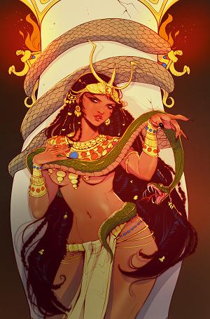 Conan The Barbarian Scourge Of The Serpent #3 CVR E (OF 4) CVR E ASHLEIGH IZIENICKI VIRGIN cover