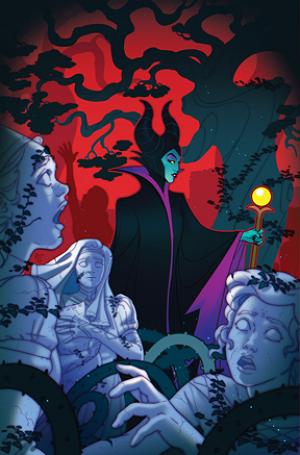 Disney Villains Maleficent #2 CVR H CVR H INC 1:15 PAULINA GANUCHEAU VIRGIN cover