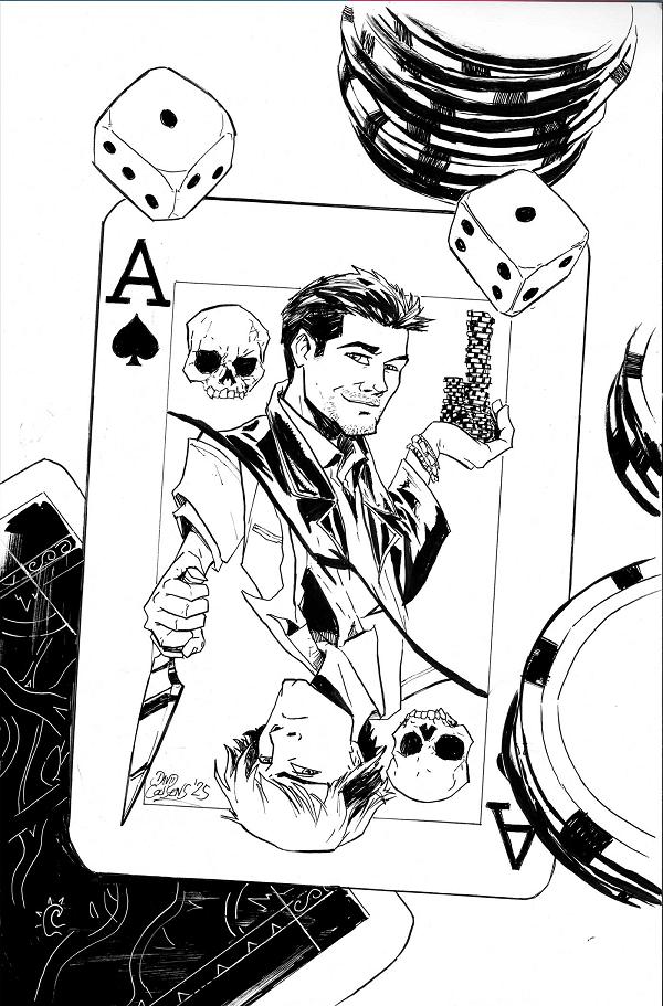 Supernatural #2 CVR L CVR L INC 1:11 DAVID COUSENS LINE ART VIRGIN FOC BONUS cover