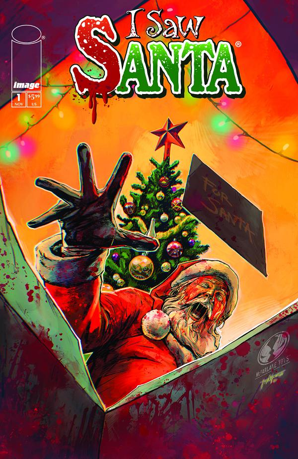 I Saw Santa A Spawn Universe Christmas Story #1 variant cover by Todor Hristov