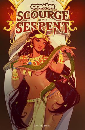 Conan The Barbarian Scourge Of The Serpent #3 CVR D (OF 4) CVR D ASHLEIGH IZIENICKI cover