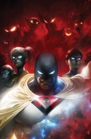 Space Ghost #4 CVR E CVR E FRANCESCO MATTINA METAL PREMIUM CVR cover