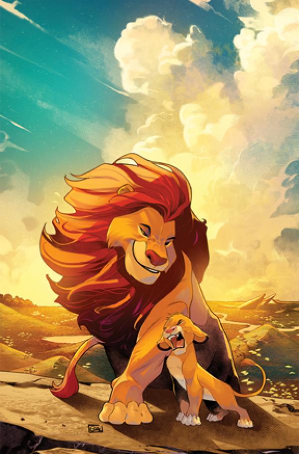 Lion King #1 CVR F CVR F EDWIN GALMON METAL VIRGIN cover