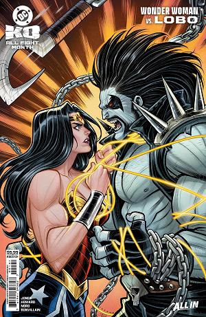 Dc K.o. Wonder Woman Vs Lobo #1 CVR D (ONE SHOT) CVR D ELIZABETH TORQUE CARD STOCK cover
