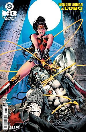 Dc K.o. Wonder Woman Vs Lobo #1 CVR E (ONE SHOT) CVR E EDDY BARROWS CARD STOCK cover
