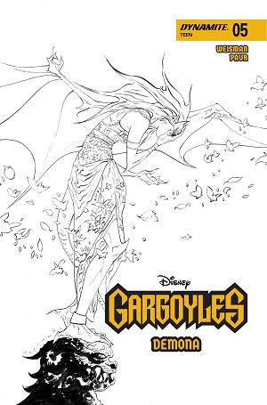 Gargoyles Demona #5 CVR G CVR G INC 1:10 JAE LEE LINE ART cover
