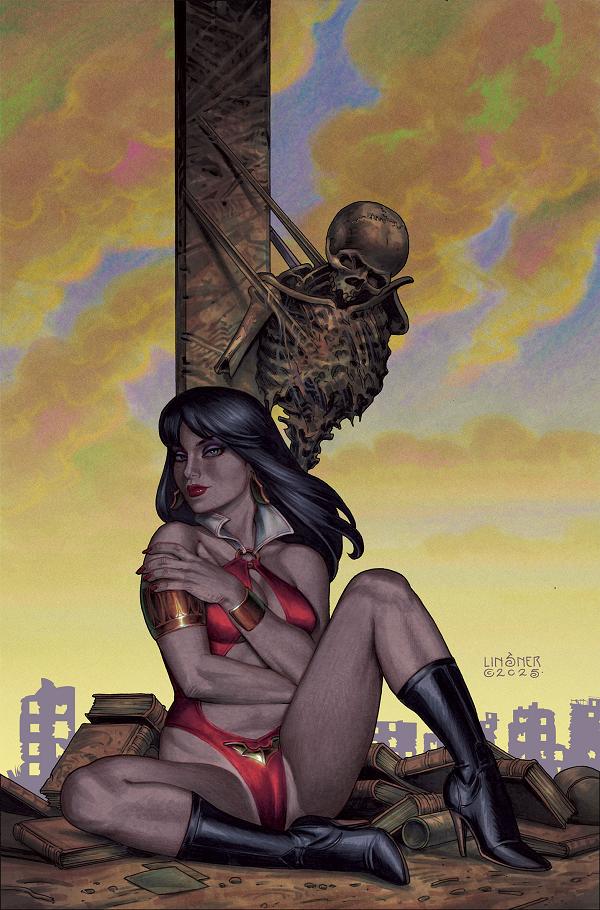 Vampirella Armageddon #6 variant cover by Joseph Michael Linsner