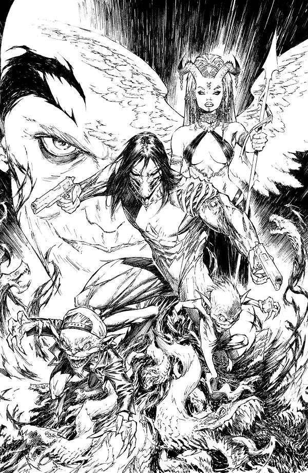 Darkness (2025) #1 variant cover by Marc Silvestri