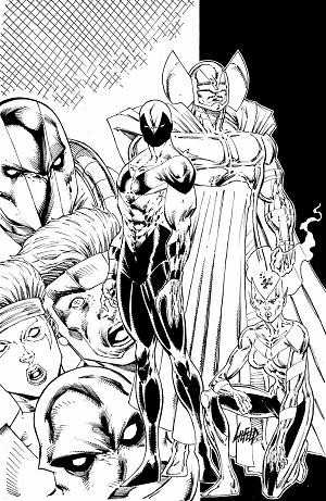 Youngblood #1 CVR C (2025) 2ND PTG CVR C INC 1:10 ROB LIEFELD B&W VIRGIN cover
