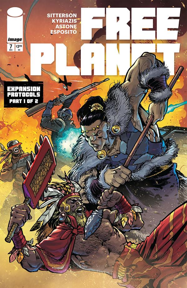 Free Planet #7 CVR B CVR B ILIAS KYRIAZIS & VITTORIO ASTONE cover