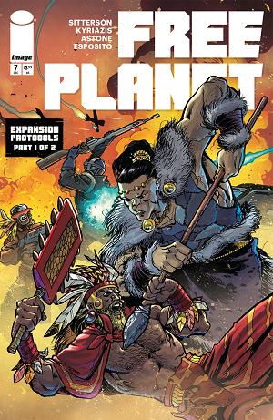 Free Planet #7 CVR B CVR B ILIAS KYRIAZIS & VITTORIO ASTONE cover