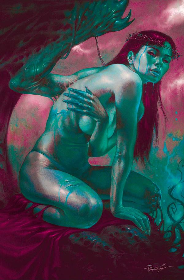 Vampirella (2025) #7 variant cover by Lucio Parrillo