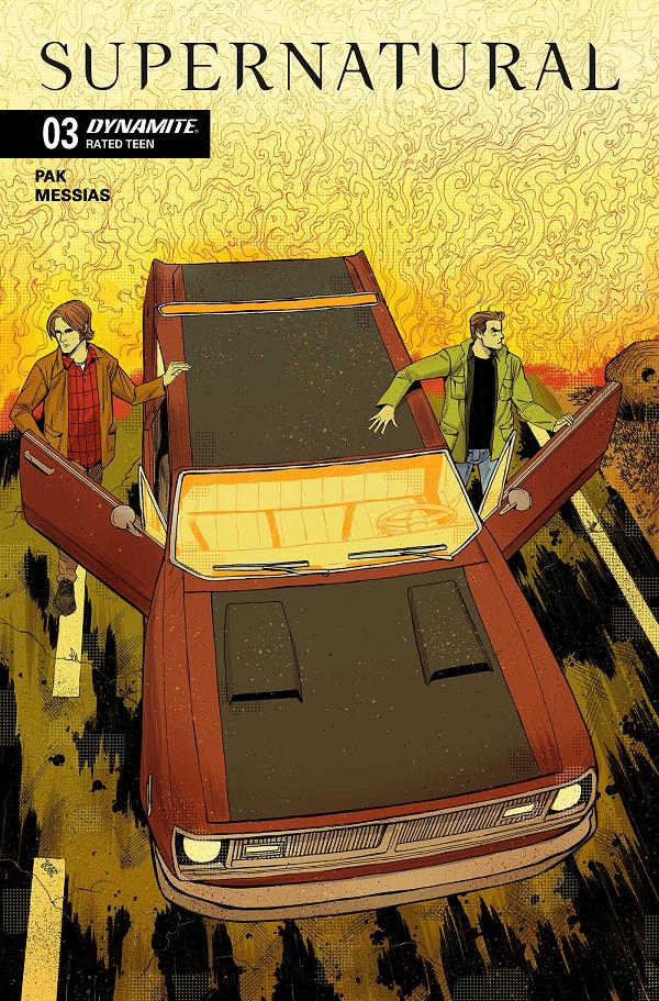 Supernatural #3 variant cover by Drew Moss
