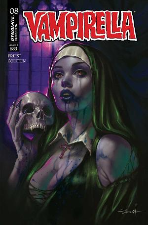 Vampirella #8 CVR N CVR N LUCIO PARRILLO ULTRAVIOLET FOC BONUS cover