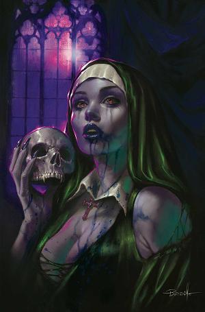 Vampirella #8 CVR P CVR P INC 1:10 LUCIO PARRILLO ULTRAVIOLET VIRGIN FOC BONUS cover
