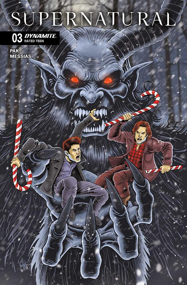 Supernatural #3 variant cover by Ken Haeser
