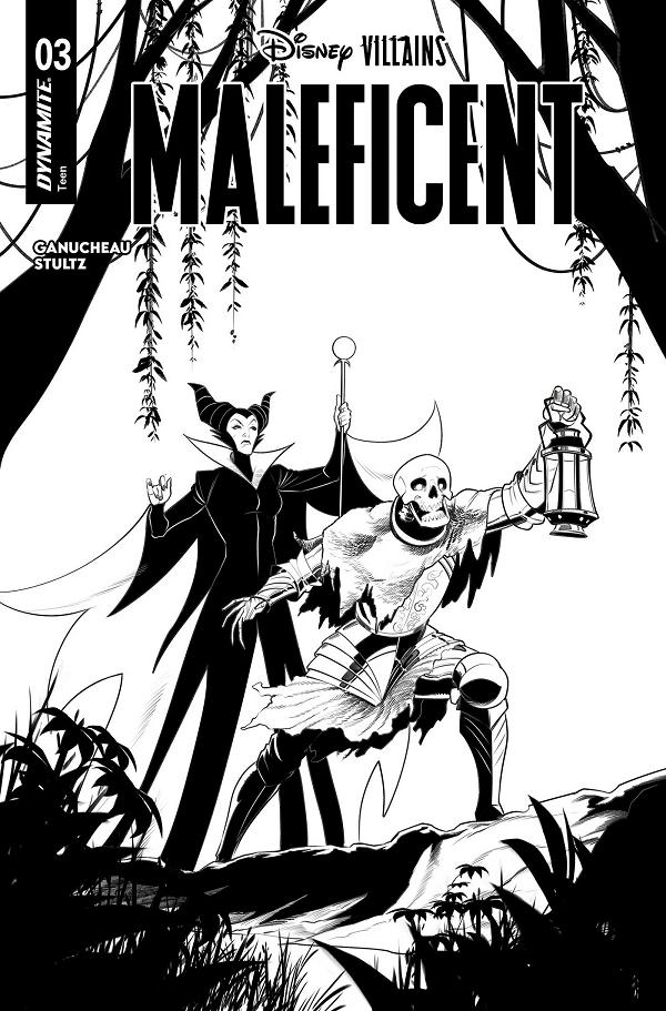 Disney Villains Maleficent #3 CVR I CVR I INC 1:5 ROBERT QUINN LINE ART FOC BONUS cover