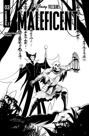 Disney Villains Maleficent #3 CVR I CVR I INC 1:5 ROBERT QUINN LINE ART FOC BONUS cover