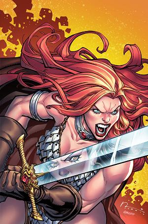 Sonja Reborn #5 CVR H CVR H INC 1:10 CHAD HARDIN VIRGIN cover