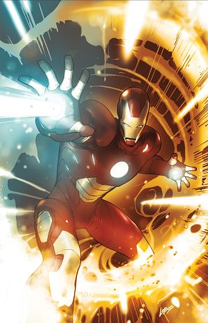 Iron Man #1 PABLO VILLALOBOS VIRGIN VARIANT [1:100] cover