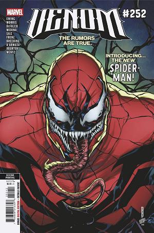 Venom #252 DAVID BALDEON 2ND PRINTING VARIANT cover