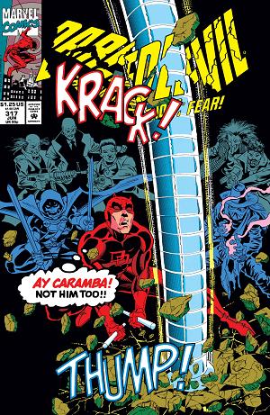 Daredevil #317  cover