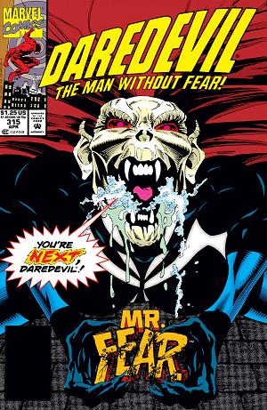 Daredevil #315  cover
