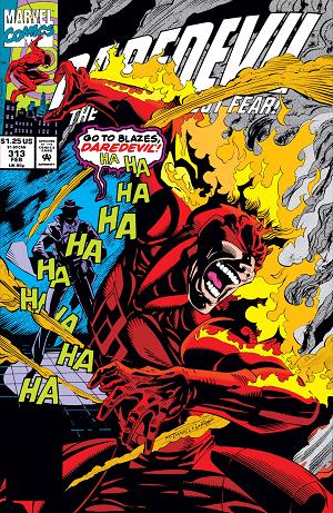 Daredevil #313  cover