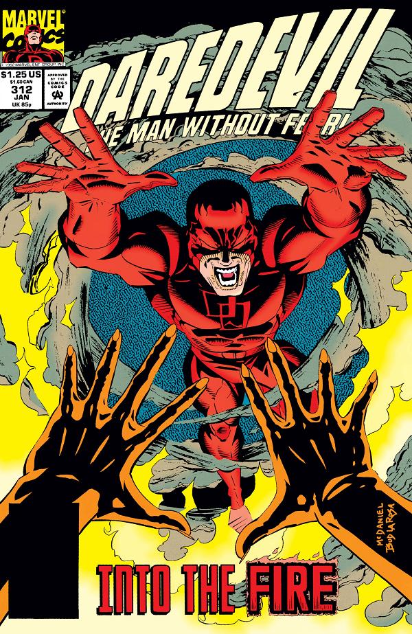 Daredevil #312  cover