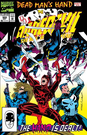 Daredevil #309  cover
