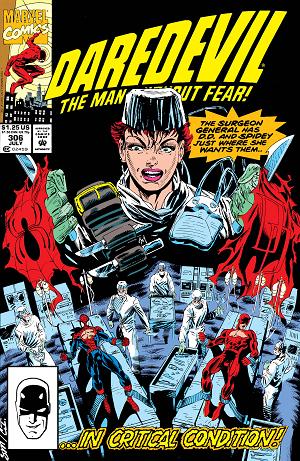 Daredevil #306  cover