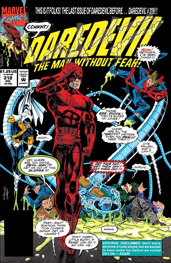 Daredevil #318  cover