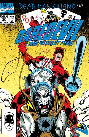 Daredevil #308  cover