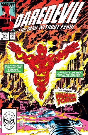 Daredevil #261  cover
